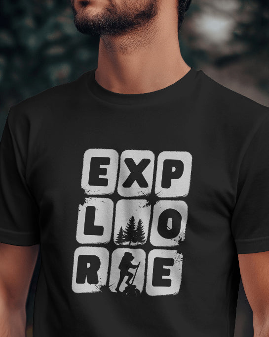 EXPLORE Adventure T-Shirt Hiking & Travel Graphic Tee