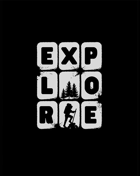 EXPLORE Adventure T-Shirt Hiking & Travel Graphic Tee