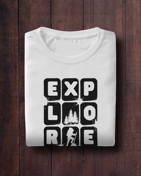 EXPLORE Adventure T-Shirt Hiking & Travel Graphic Tee