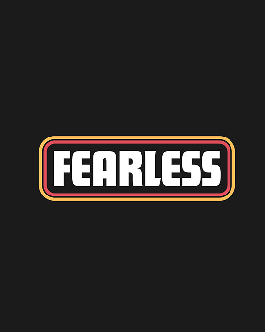 FEARLESS Statement T-Shirt | Premium Cotton Graphic Tee for Men