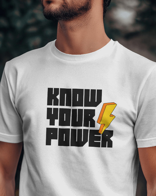 Know Your Power Motivational Graphic T-Shirt