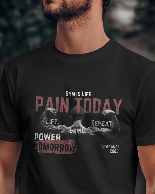 Pain Today Power Tomorrow Gym T-Shirt