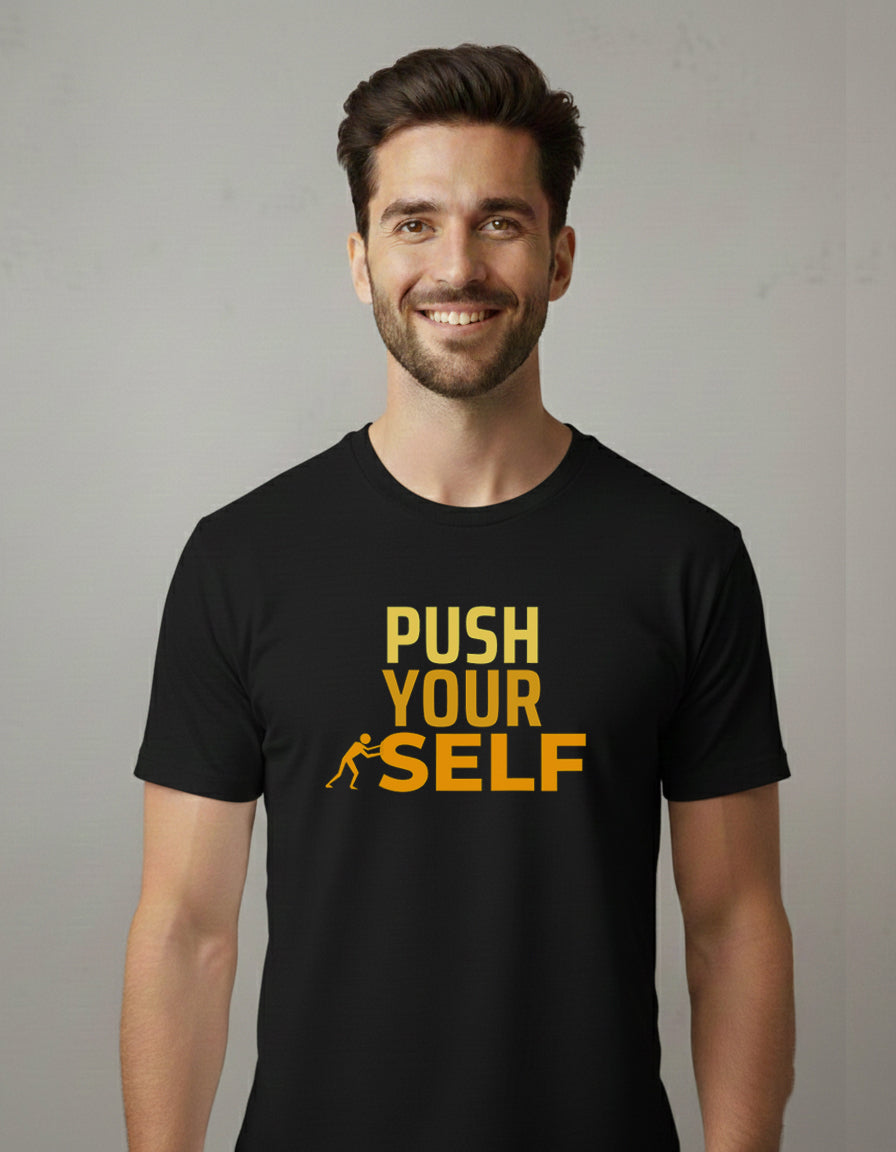 Push Yourself Motivational T-Shirt