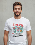 Travel Therapy Graphic Tee for Travelers